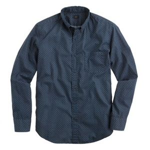 J Crew Slim Secret Wash shirt in foulard XL NWT